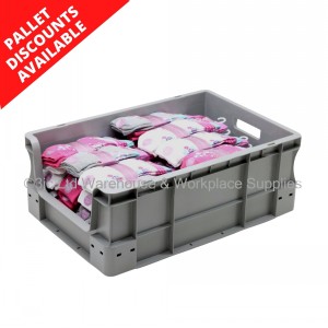 Heavy Duty Stacking Euro Box 60cm 45 Litre Open Front